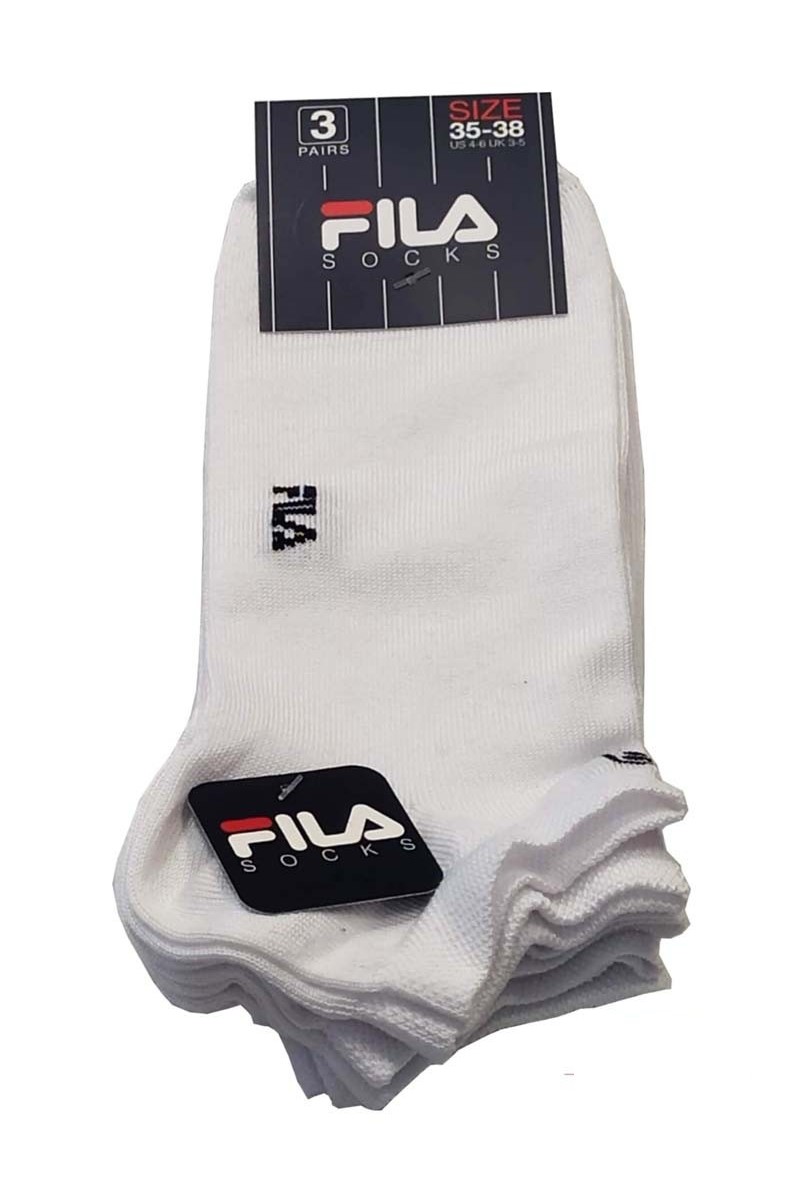 FANTASMINI IN COTONE FILA MODELLO ELASTICIZZATO BIANCO